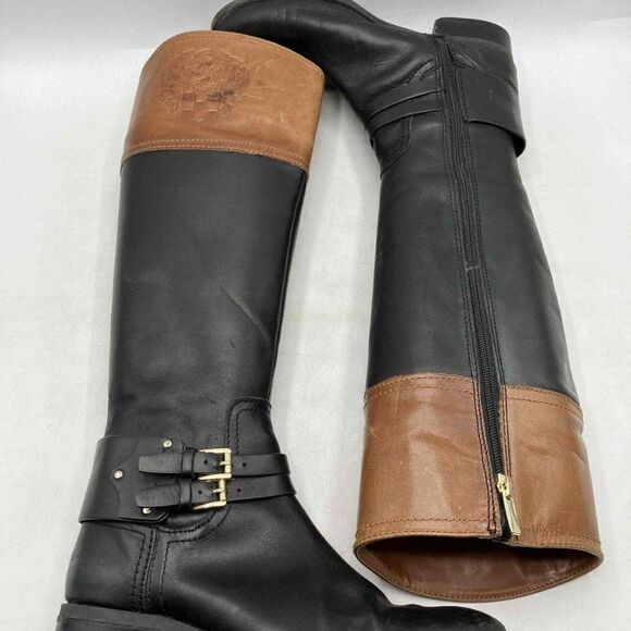 VINCE CAMUTO LEATHER RIDING BOOTS Size 6.5 - Picture 2 of 6